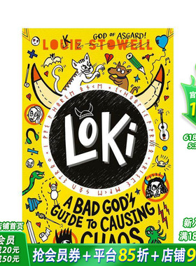【现货】【洛基涂鸦日记】坏神的捣蛋指南 Loki:A Bad God's Guide to Causing Chaos英文章节桥梁故事 英语拓展阅读进口书