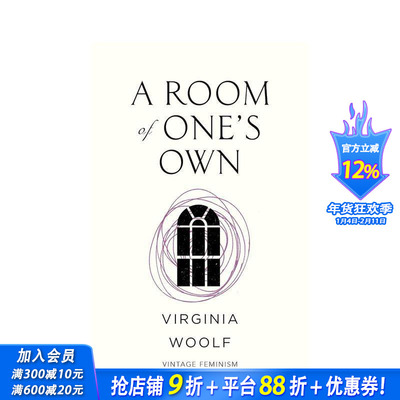 【现货】【企鹅女性主义短经典】一间自己的房间 【Vintage Feminism Short Edition】A Room of One’s Own 英文散文 正版进口书