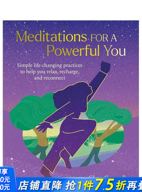 【预售】冥想与放松：轻松充电指南 Meditations for a Powerful You 原版英文心灵励志 正版进口书