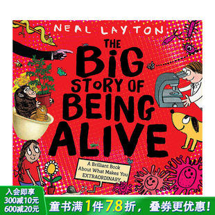 The 现货 故事：是什么让你与众不同 原版 进口童书 3岁 Big 生命 Alive Being Story 英文儿童故事 艺术插画绘本