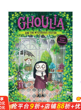【现货】茱莉亚：2神秘访客 彩图绘本 Ghoulia And The Mysterious Visitor 英文儿童章节桥梁故事 英语拓展阅读进口童书