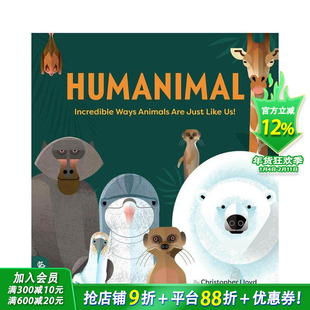 【现货】Humanimal 人类动物:动物和我们一样的不可思议 英文原版儿童绘本【善优童书】