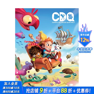 【现货】英文原版 角色设计季刊23 Character Design Quarterly 23 插画原画设定集 进口书籍 善优图书