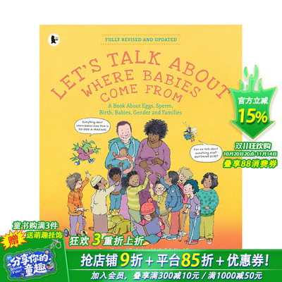 【预售】让我们谈谈宝宝从哪里来 Let's Talk About Where Babies Come From 认知启蒙 英文儿童插画故事绘本 进口童书