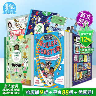 【现货】过山车及其他发明故事【蓝彼得奖得主Mike Barfield多册选拍】The World’s First Rollercoaster英文儿童科普绘本漫画书