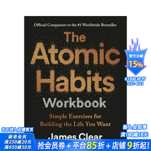 【预售】原子习惯 官方练习指南 The Atomic Habits Workbook 原版英文生活综合 正版进口书