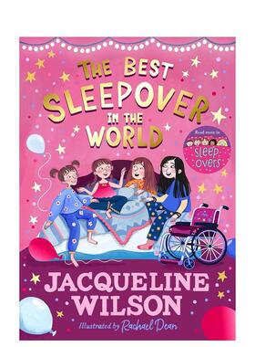【现货】世上Z棒的朋友家过夜 The Best Sleepover in the World 英文儿童章节桥梁故事 英语拓展阅读进口书