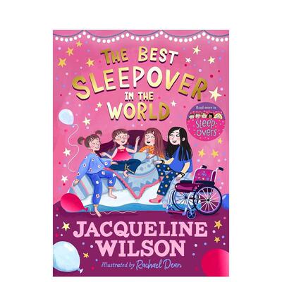 【现货】世上Z棒的朋友家过夜 The Best Sleepover in the World 英文儿童章节桥梁故事 英语拓展阅读进口书