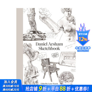 【现货】英文原版 丹尼尔·阿尔舍姆的速写本 Sketchbook Daniel Arsham Startup Guide:正版进口书籍 善优图书