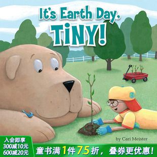 小小 预售 Tiny 英文原版 Cari Earth Meister It’s 儿童章节书 Day 图书籍进口正版 今天是地球日