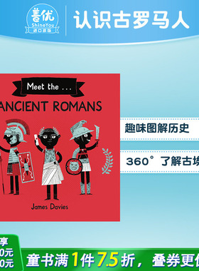 【现货】【Meet the...】认识古罗马人Ancient Romans 7岁以上少儿人文历史启蒙学习课外阅读故事书 英文原版 图书