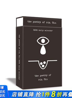【现货】Poetry of r.h. Sin 2020 Deluxe Day-to-Day Calendar，诗人r.h. sin2020豪华日历 创意艺术文创产品 节日送礼