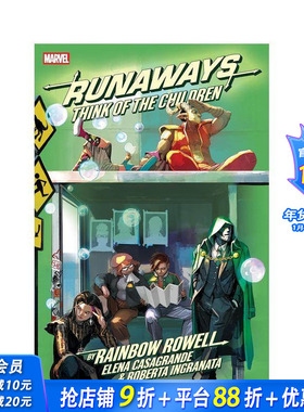 【预售】(预计2月出版)离家童盟：亡命新生 Runaways: Think Of The Children 原版英文漫画书 漫威非血缘家族 正版进口书