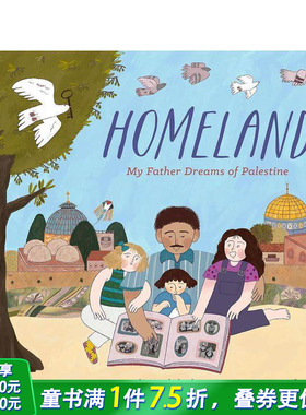【预售】英文原版 故乡 Homeland 巴勒斯坦的故事 精装艺术插画绘本 6岁+儿童英语进口图书 善优童书