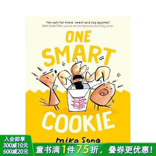 4：聪明 英语拓展阅读进口书 英文儿童漫画故事 预售 诺玛和肚肚 One Norma 饼干 Cookie and Smart Belly