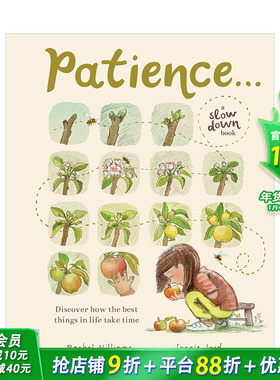 【现货】耐心：探索生命历程 Patience 英文儿童插画科普绘本 进口童书