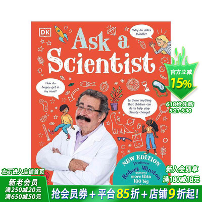 【现货】问科学家（新版） Ask A Scientist (New Edition) 英文儿童插画故事绘本 进口童书