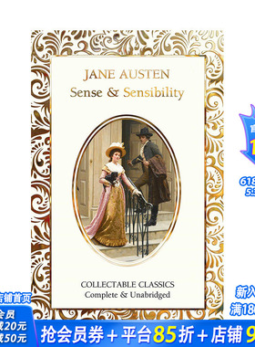 【现货】英文原版 理智与情感 【Flame Tree Collectable Classics】Sense & Sensibility 英文小说 正版进口书籍 善优图书
