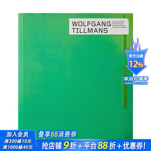 【预售】沃尔夫冈·提尔曼斯 Wolfgang Tillmans 英文摄影师 正版进口书艺术画册【Contemporary Artists Series】