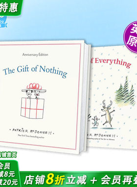 【现货多册选拍】空无的礼物/一切的礼物 纽约时报20周年版 Perfect GiftThe Gift of Nothing 英文儿童故事绘本书Patrick McDonne