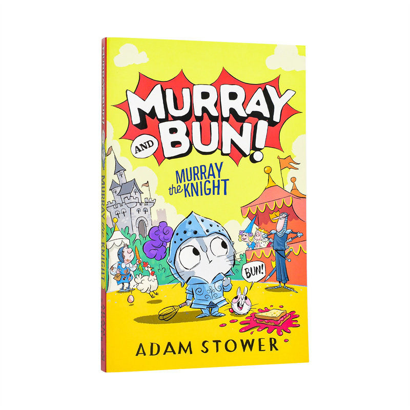 【现货】【默里与邦】#2骑士默里 Murray and Bun：Murray the Knight英文儿童桥梁章节故事书 英语拓展阅读 轻历史科普幽默冒险