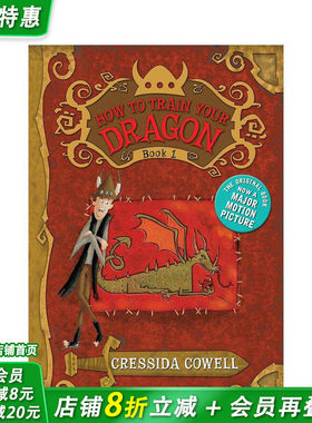 【预售】驯龙高手 How to Train Your Dragon 英文小说故事 英语拓展阅读进口书