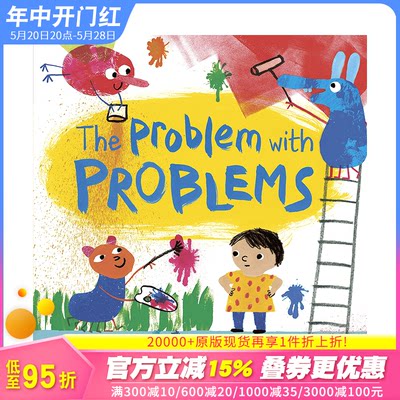 【预售】英文原版 The Problem with Problems 我不怕麻烦 儿童绘本 情绪管理 日常问题解答 3-6岁 Zehra Hicks 原版进口图书