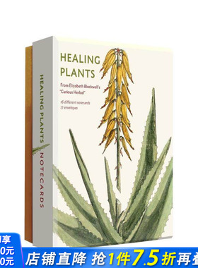 【预售】治愈植物详细记事卡套装 Healing Plants Detailed Notecard Set 原版英文艺术画册画集 正版进口书
