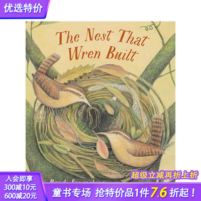 【预售】【动物栖息地】鹪鹩筑的巢 【Animal Habitats】The Nest That Wren Built 英文儿童插画科普故事绘本 进口童书