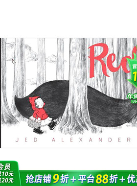 【现货】【Jed Alexander】小红帽Red 3-6岁无字插图经典童话故事精装儿童绘本 英文原版【善优童书】