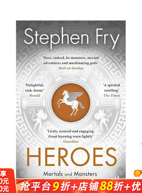 【预售】【油炸叔希腊神话】英雄 【Stephen Fry's Greek Myths】Heroes 原版英文人文历史 正版进口书 Michael Joseph