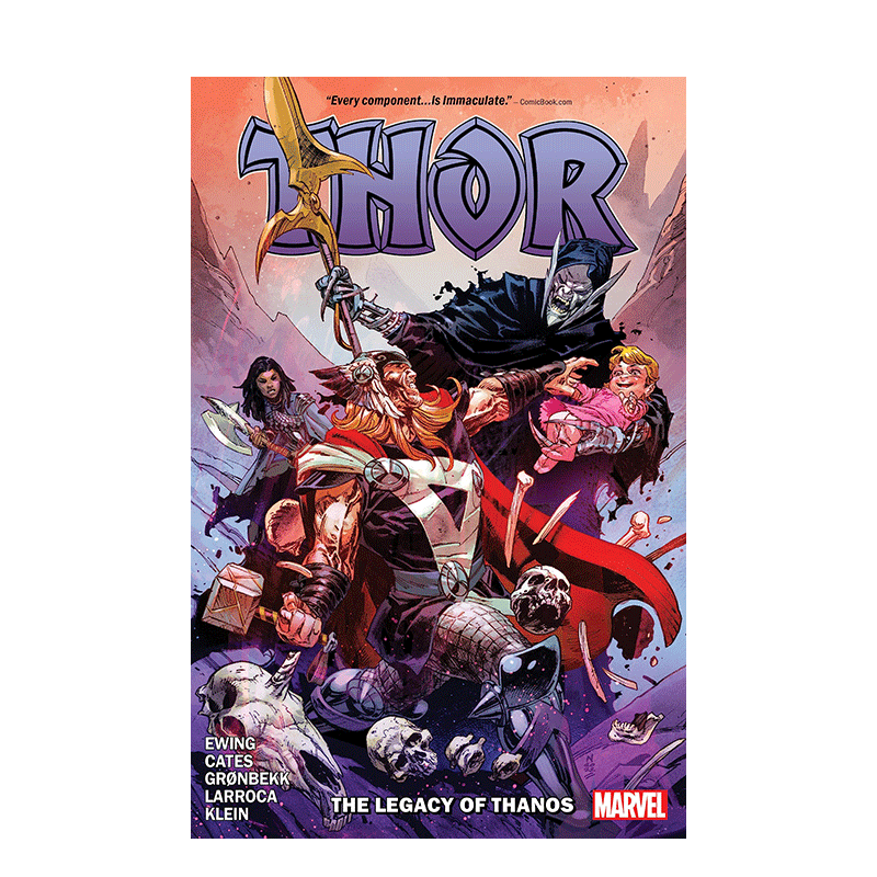 【预售】雷神 唐尼-凯茨  卷5：撒诺斯的遗产 Thor By Donny Cates Vol. 5: The Legacy Of Thanos 原版英文漫画 正版进口书籍 书籍/杂志/报纸 文学小说类原版书 原图主图