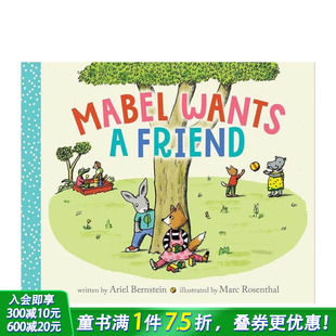 Mabel Wants 英文儿童插画故事绘本 梅布尔想要个朋友 Friend 进口童书 现货