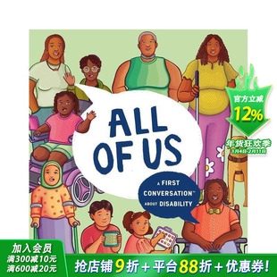 【现货】关于残障的初次对话：我们所有人 All of Us: A First Conversation about Disability 英文儿童插画故事绘本 进口童书