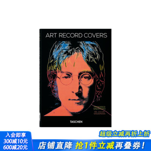 艺术唱片封面Art Record 巴斯奎特班克斯达利 现货 英文原版 专辑封面设计 Taschen40周年纪念版 450张艺术家创作 Covers