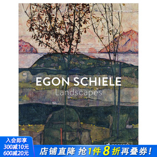 Egon PRESTEL出版 Schiele埃贡·席勒 Landscapes风景画 画册 进口原版 现货