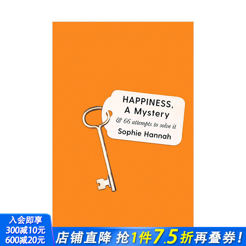 【现货】幸福,一个谜:66次尝试去找到它 Happiness, a Mystery: And 66 Attempts to Solve It 英文原版治愈解忧心灵正念