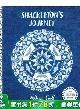 【现货】极地重生（10周年纪念版） 纽约时报十佳绘本 凯特·格林纳威奖 Shackleton's Journey 英文儿童插画故事绘本 进口童书