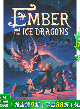 【现货】 Ember and the Ice Dragons，烬和冰龙 英文原版图书籍进口正版 Fawcett 儿童分阶阅读