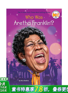 【现货】艾瑞莎·富兰克林是谁?Who Was Aretha Franklin?英文原版儿童故事阅读【善优童书】