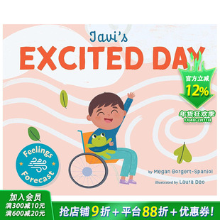 【预售】【情绪晴雨表】贾维兴奋的一天 【Feelings Forecast】Javi's Excited Day 英文儿童插画故事绘本 进口童书