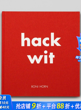 【预售】罗尼·霍恩：疯言智语 Roni Horn: Hack Wit 原版英文摄影 正版进口书