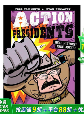 【现货】 总统行动3:西奥多·罗斯福!Action Presidents 3: Theodore Roosevelt! 英文儿童拓展阅读进口童书