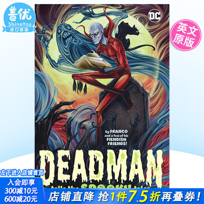 【预售】英文漫画 死人说书 Deadman Tells the Spooky Tales 图像小说 正版进口书籍 DC comic 善优图书