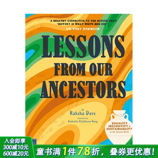 儿童英语艺术插画绘本6岁 善优童书 祖先 Our Ancestors from 英文原版 教训Lessons 进口图书 历史人文科普 预售