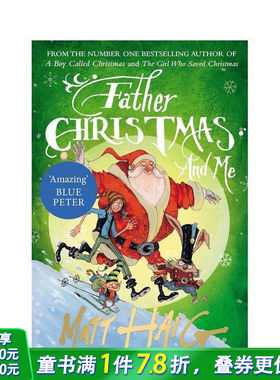 【预售】我和圣诞老人 Father Christmas and Me 英文儿童插图桥梁章节故事书 英语拓展阅读