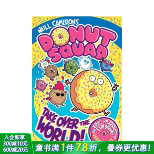 超级机器人兄弟漫画系列作者 英文儿童漫画 Donut Over the Take 甜甜圈小队：征服世界 Squad 原版 World 预售