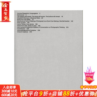 【预售】凯瑟琳·哈伯德：嘴角边一丝轻微的垂落 Katherine Hubbard 原版英文摄影作品集 正版进口书