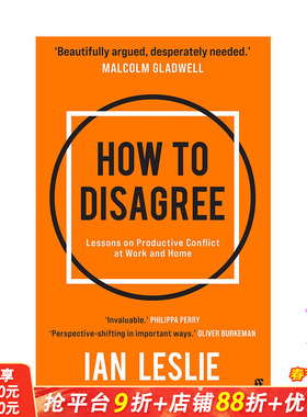 【现货】英文原版 如何不同意：工作和家庭里频发冲突的教训 How to Disagree 社会科学 正版进口图书画册 善优图书