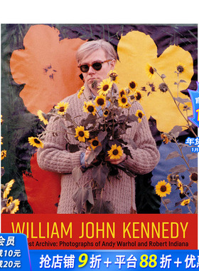 【现货】William John Kennedy镜头下的安迪·沃霍尔和罗伯特·印弟安纳Andy Warhol Robert Indiana 英文肖像摄影进口画册书
